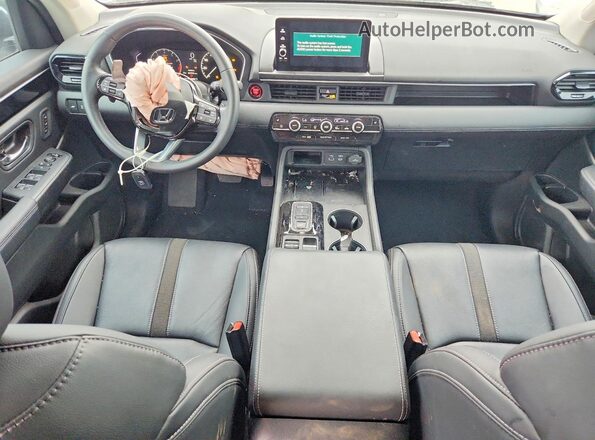 5FNYG2H49SB010564 2025 HONDA PILOT White Vista del cuadro de instrumentos