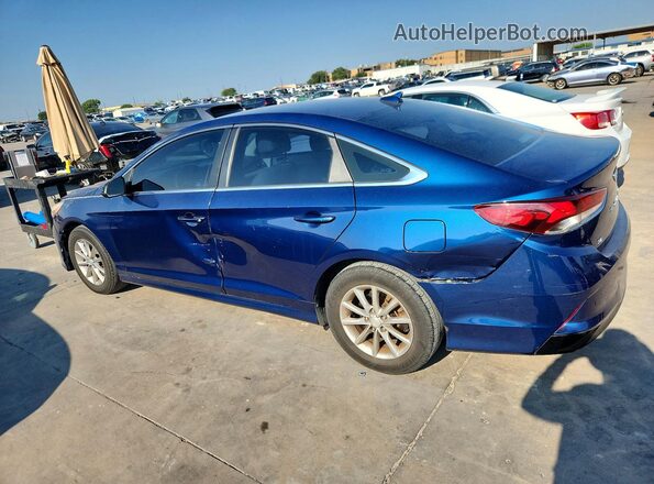 5NPE24AF6JH620382 2018 HYUNDAI SONATA Blue Tył prawy