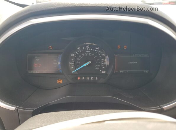 2FMPK3K97JBB41374 2018 FORD EDGE Black უკანა სავარძლების ხედი