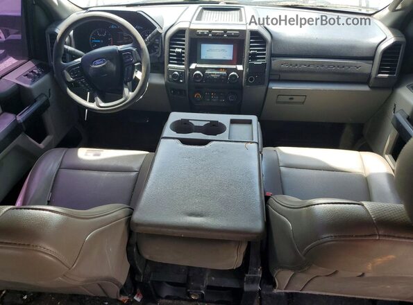 1FT7W2BT5KEF67696 2019 FORD F250 White ხელსაწყოთა პანელის ხედი