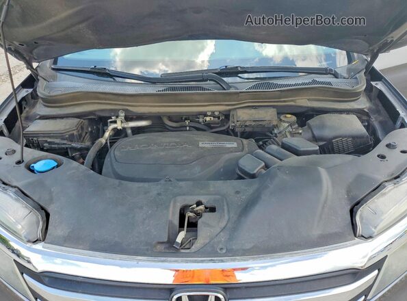 5FNYF5H3XGB025528 2016 HONDA PILOT Gray Вид наклейки з VIN-кодом