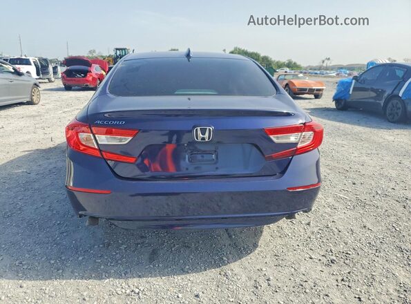 1HGCV1F16JA069423 2018 HONDA ACCORD Blue Front interior view