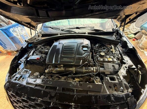 SALYJ2EX6NA336019 2022 LAND ROVER RANGE Black Առջևի վահանակի տեսք