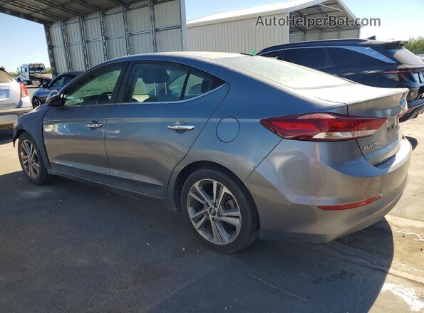 KMHD84LF1HU148384 2017 HYUNDAI ELANTRA Серый Задняя правая четверть