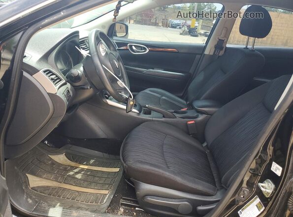 3N1AB7APXKY229039 2019 NISSAN SENTRA Black Առջևի վահանակի տեսք