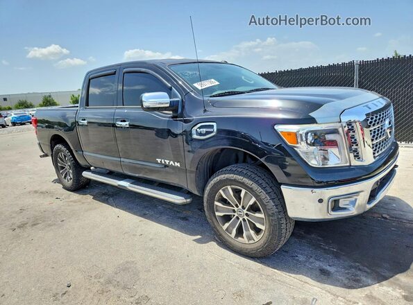 1N6AA1E55HN559258 2017 NISSAN TITAN Black Вид спереду