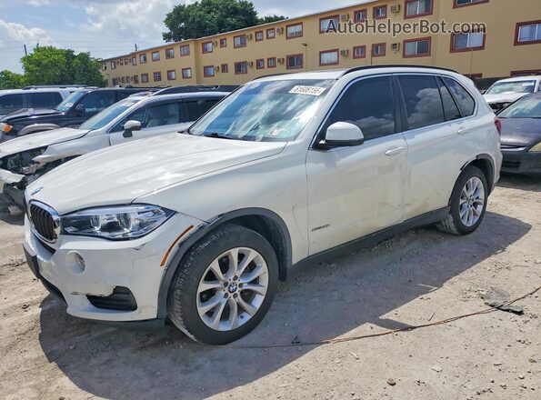 5UXKR0C52G0P25291 2016 BMW X5 Белый Задняя левая четверть