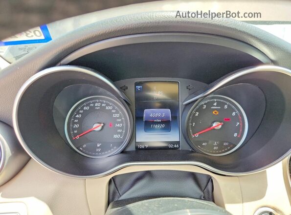 55SWF4JB2HU198799 2017 MERCEDES-BENZ C Tan Vista de los asientos traseros