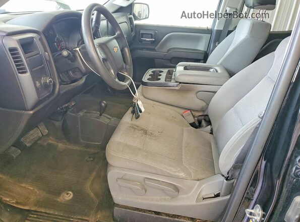 1GCVKPEC5JZ222106 2018 CHEVROLET SILVERADO Black Dashboard view