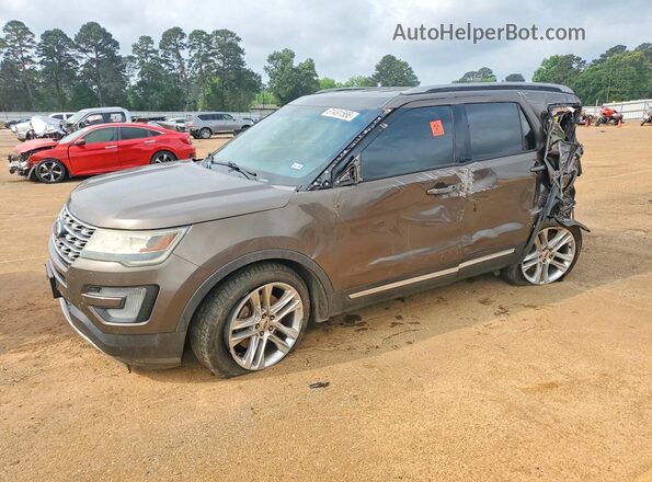 1FM5K7D89GGD35814 2016 FORD EXPLORER Tan Tył lewy