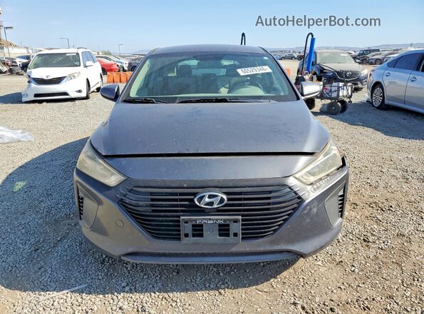 KMHC65LC2HU024282 2017 HYUNDAI IONIQ Gray Вид ззаду