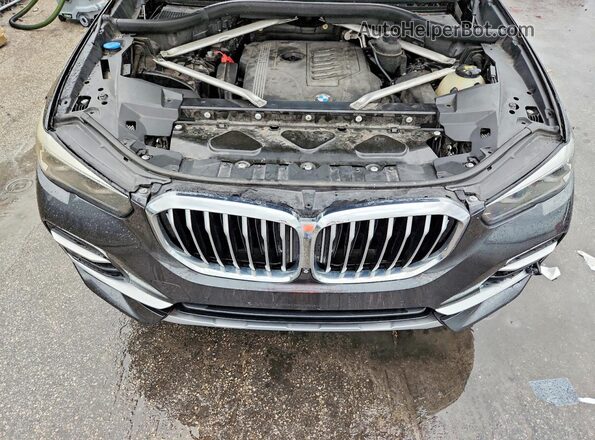 5UXCR4C02L9B52045 2020 BMW X5 Gray VIN sticker view