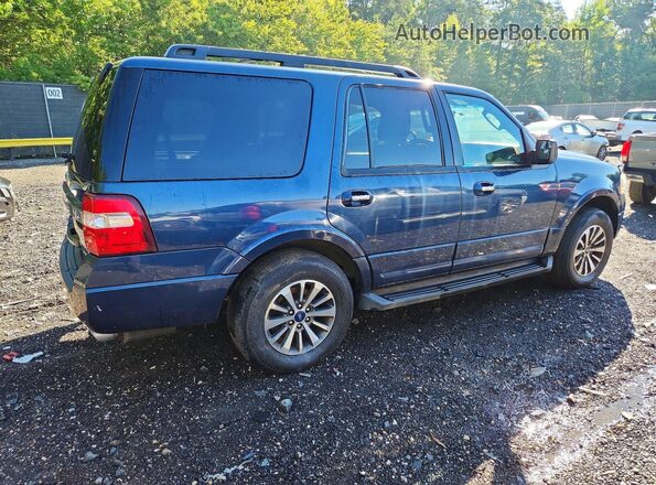 1FMJU1JT7HEA31246 2017 FORD EXPEDITION Blue Передня права чверть
