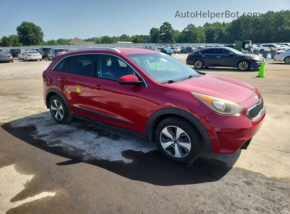 KNDCB3LC9H5050005 2017 KIA NIRO Red Widok z przodu