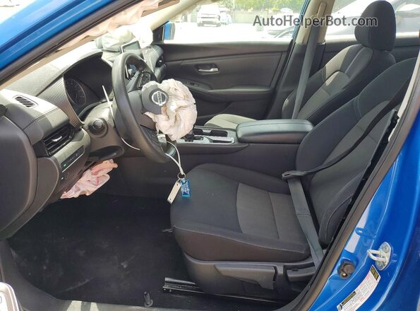 3N1AB8CV9PY305018 2023 NISSAN SENTRA Blue წინა პანელის ხედი