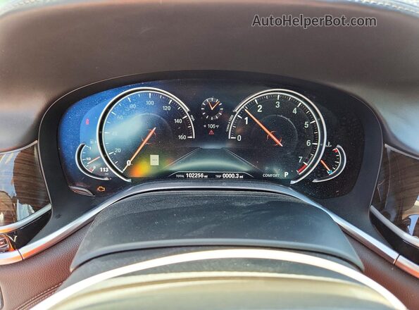 WBA7F2C57GG419252 2016 BMW 7 SERIES Black Հետևի նստատեղերի տեսք