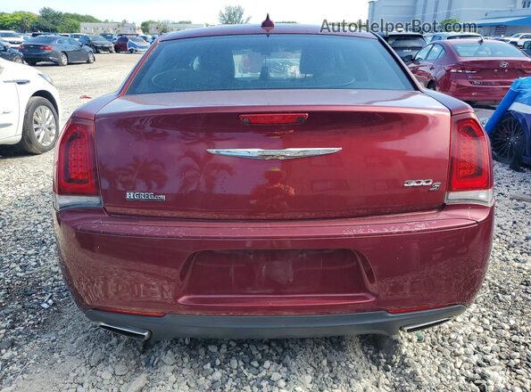 2C3CCABG5KH654015 2019 CHRYSLER 300 Burgundy Вид салону спереду