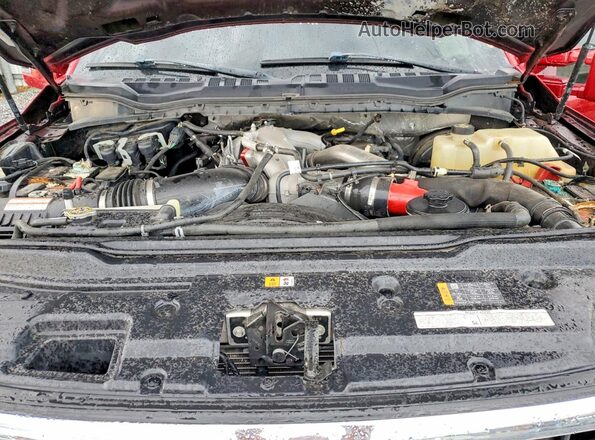 1FT7W2BTXNED50276 2022 FORD F250 Burgundy Շարժիչի բաժամունքի տեսք