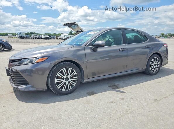 4T1B11HKXKU718745 2019 TOYOTA CAMRY Gray Հետևի ձախ
