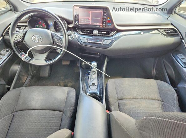 JTNKHMBX8K1021948 2019 TOYOTA C-HR Silver ხელსაწყოთა პანელის ხედი