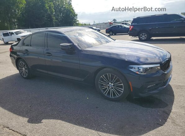 WBAJA5C59JWA36015 2018 BMW 5 SERIES Blue Դիմացի տեսք