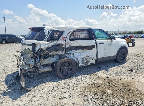 1FM5K8AR3JGC74342 2018 FORD EXPLORER Белый Передняя правая четверть