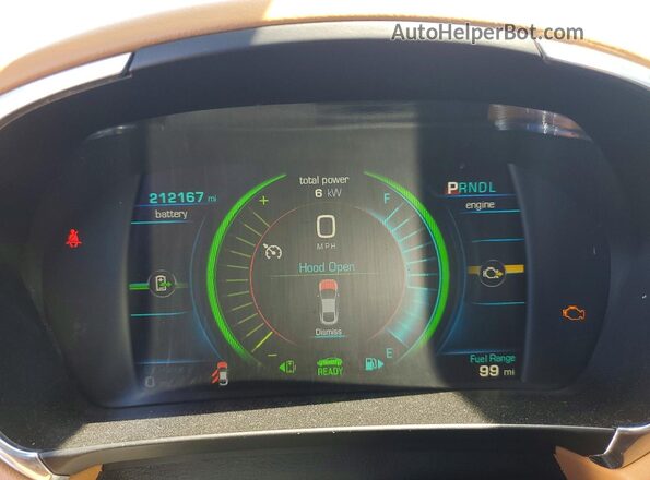 1G1RD6S56GU109310 2016 CHEVROLET VOLT Silver უკანა სავარძლების ხედი