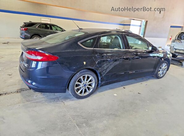 3FA6P0HD0HR305335 2017 FORD FUSION Black Delantero derecho