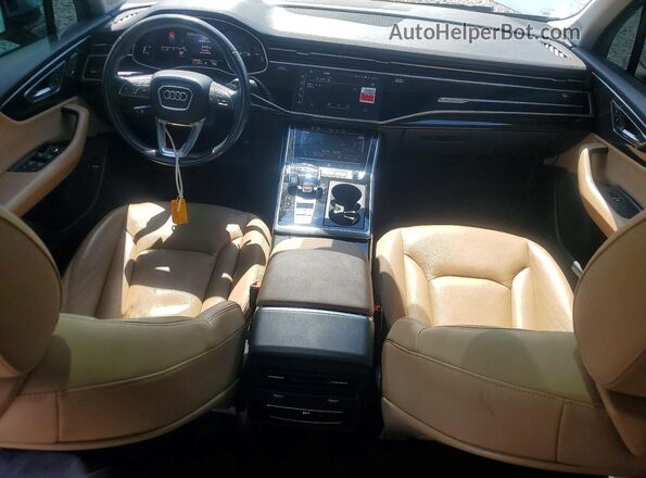 WA1LXAF75MD017081 2021 AUDI Q7 White Widok zestawu wskaźników