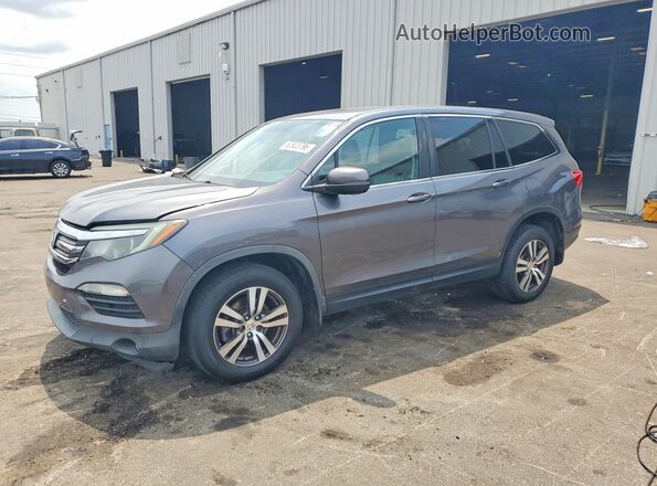 5FNYF6H87GB085252 2016 HONDA PILOT Silver უკანა მარცხენა