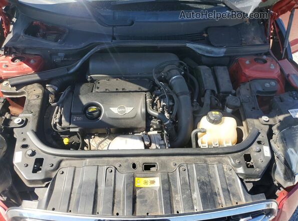 WMWZC3C51GWT08337 2016 MINI COOPER Red ძრავის განყოფილების ხედი