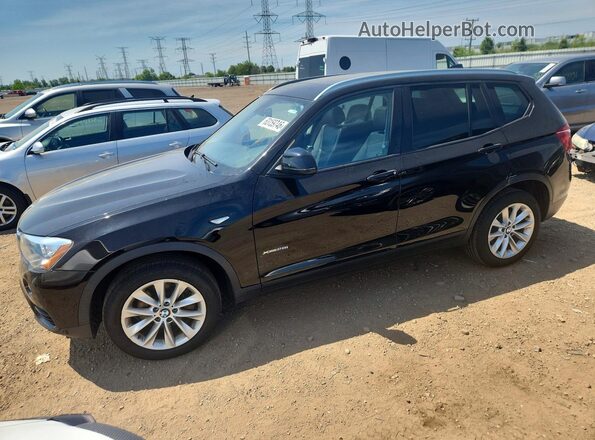 5UXWX9C36H0T23236 2017 BMW X3 Black Trasero izquierdo