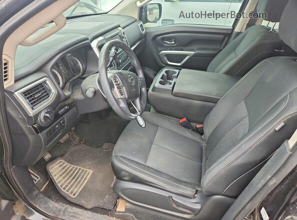 1N6AA1EK9KN510223 2019 NISSAN TITAN Black Առջևի վահանակի տեսք