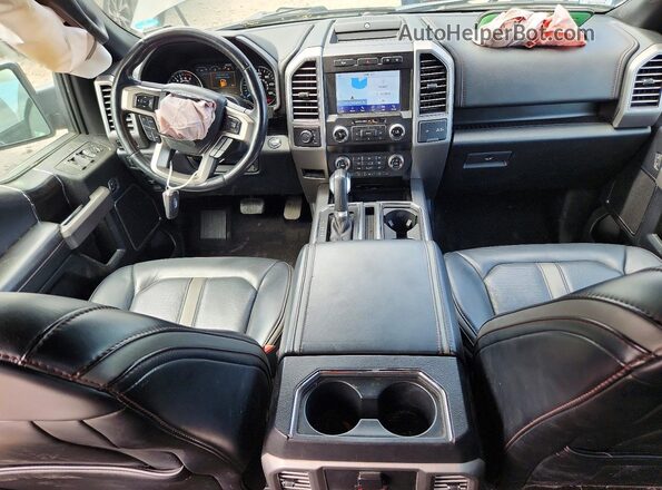 1FTEW1E44LFA26544 2020 FORD F150 Black ხელსაწყოთა პანელის ხედი