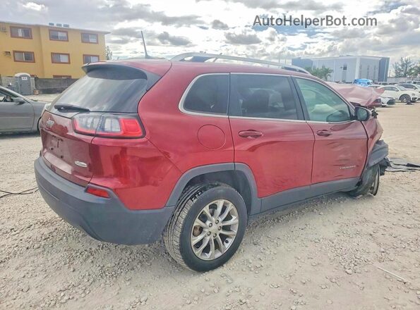 1C4PJLCBXKD160358 2019 JEEP CHEROKEE Burgundy Przód prawy