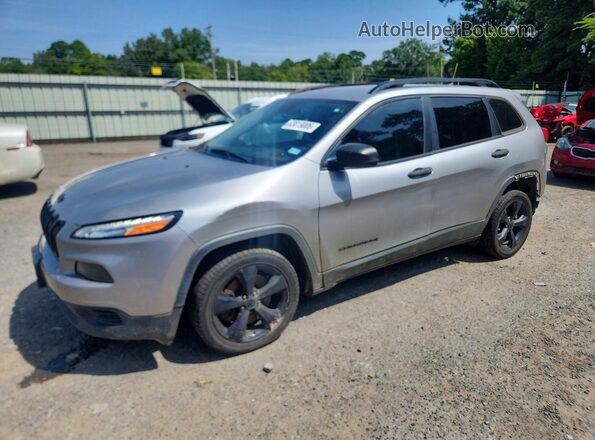 1C4PJLAB4HW558942 2017 JEEP CHEROKEE Silver Rear left