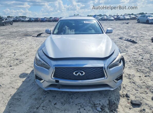JN1EV7APXJM362927 2018 INFINITI Q50 Gray Rear view