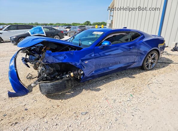 1G1FB1RS8L0148117 2020 CHEVROLET CAMARO Blue Trasero izquierdo