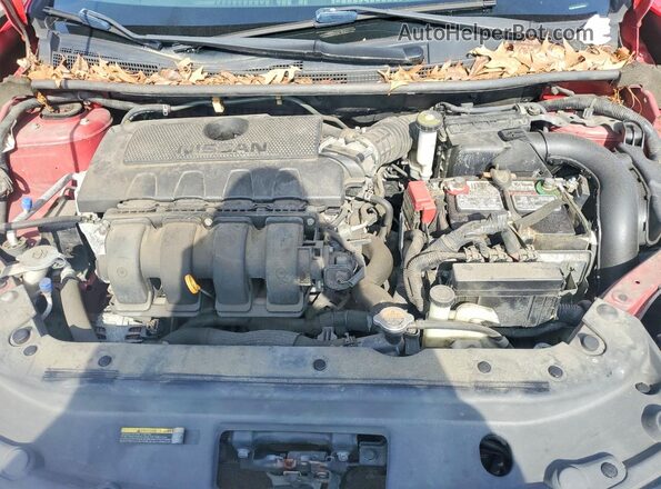 3N1AB7AP4HL685494 2017 NISSAN SENTRA Красный Вид подкапотного пространства