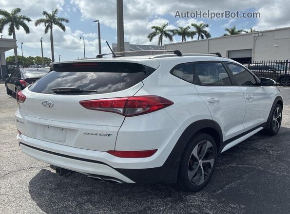 KM8J33A25HU513628 2017 HYUNDAI TUCSON White წინა ხედი