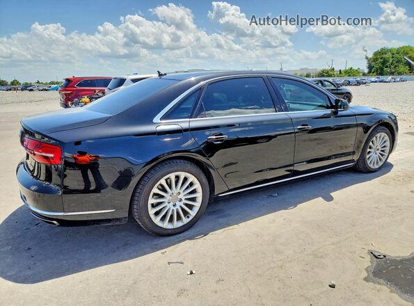 WAU34AFD7GN014621 2016 AUDI A8 Black Delantero derecho