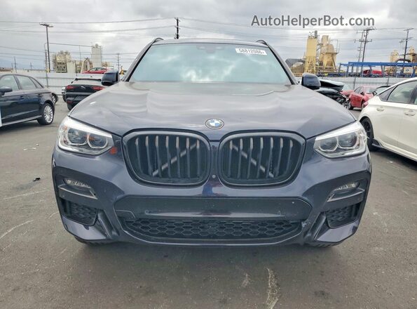 5UXTY3C06M9G20129 2021 BMW X3 Black Rear view