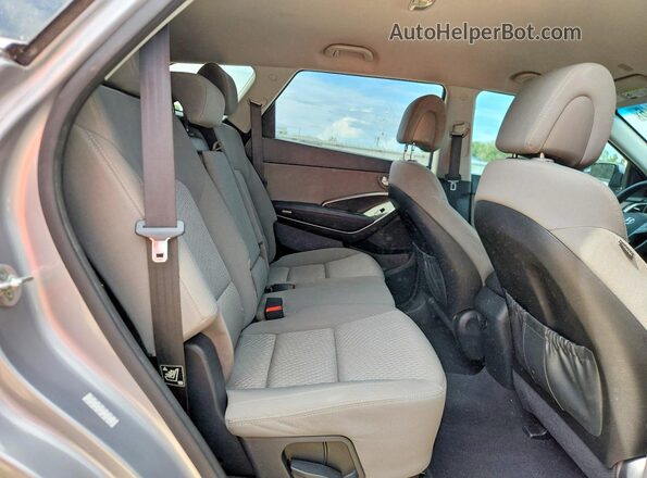 KM8SM4HF0GU144403 2016 HYUNDAI SANTA Серый Вид подкапотного пространства
