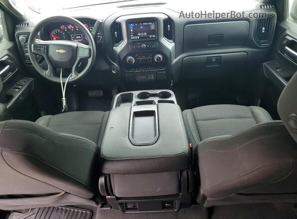 3GCPDBEK1NG558340 2022 CHEVROLET SILVERADO Белый Вид щитка приборов