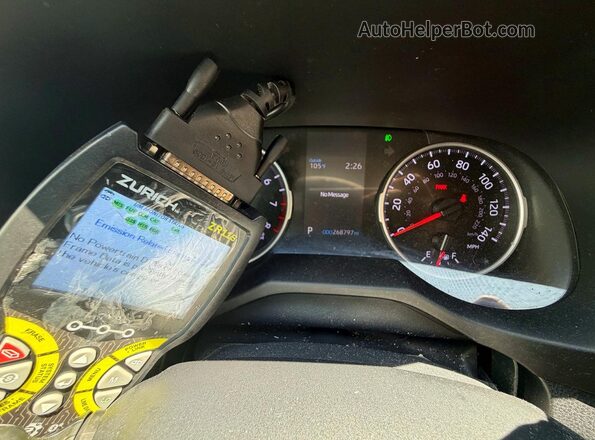 2T3W1RFV5LC072666 2020 TOYOTA RAV4 Black Widok zestawu wskaźników