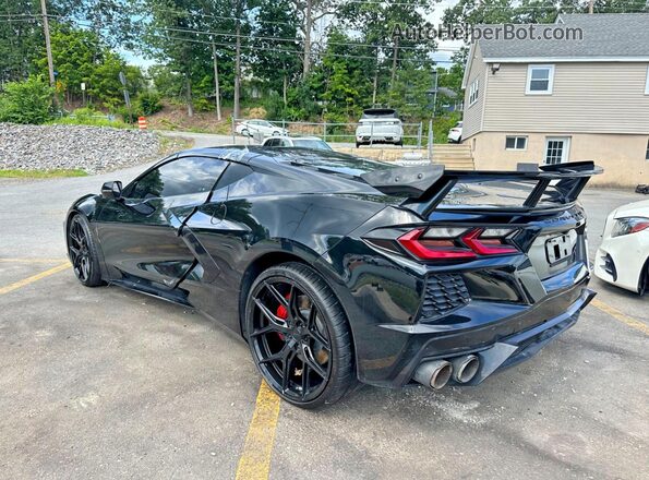 1G1YA2D40P5106799 2023 CHEVROLET CORVETTE Black Trasero derecho