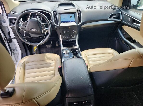 2FMPK3J93LBA57363 2020 FORD EDGE White Вид щитка приладів