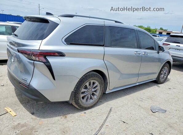 5TDJRKEC7RS217788 2024 TOYOTA SIENNA Silver Delantero derecho