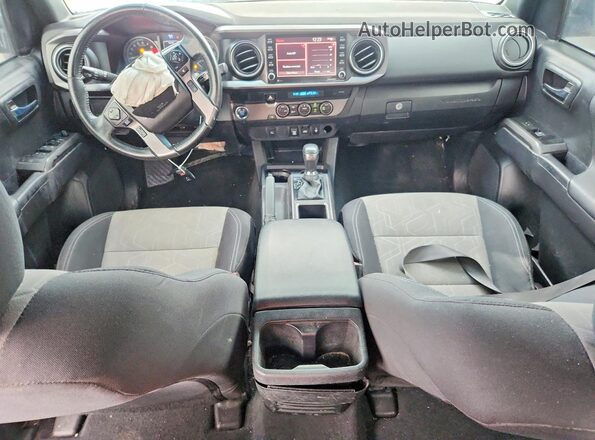 3TMAZ5CN7NM195548 2022 TOYOTA TACOMA White ხელსაწყოთა პანელის ხედი