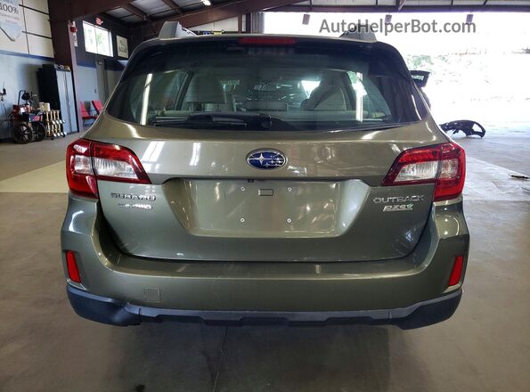 4S4BSAAC7G3270090 2016 SUBARU OUTBACK Green Вид салону спереду